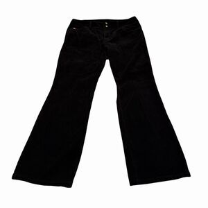 Tommy Hilfiger Jeans Pants Corduroy Womens Straight 14 Black Trousers Classic